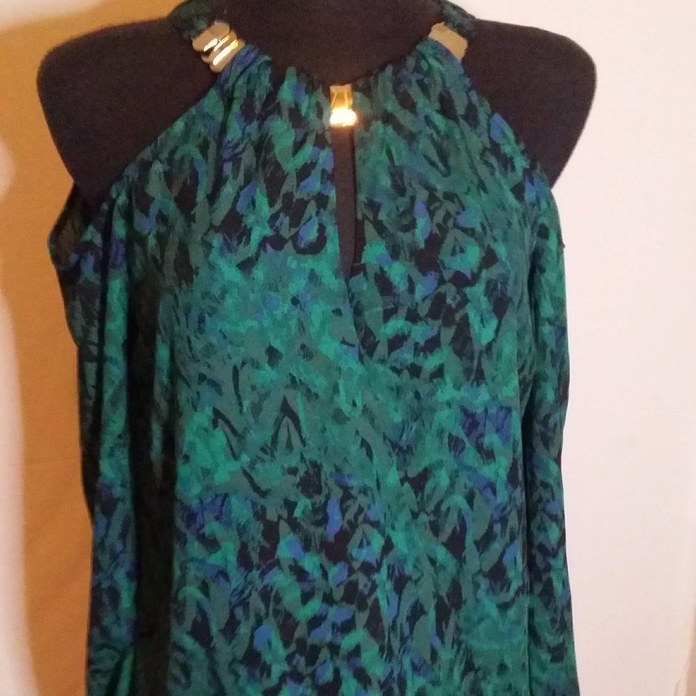 Gold tone Embellished Blouse